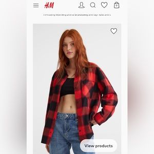 H&M Women’s Plaid Shirt